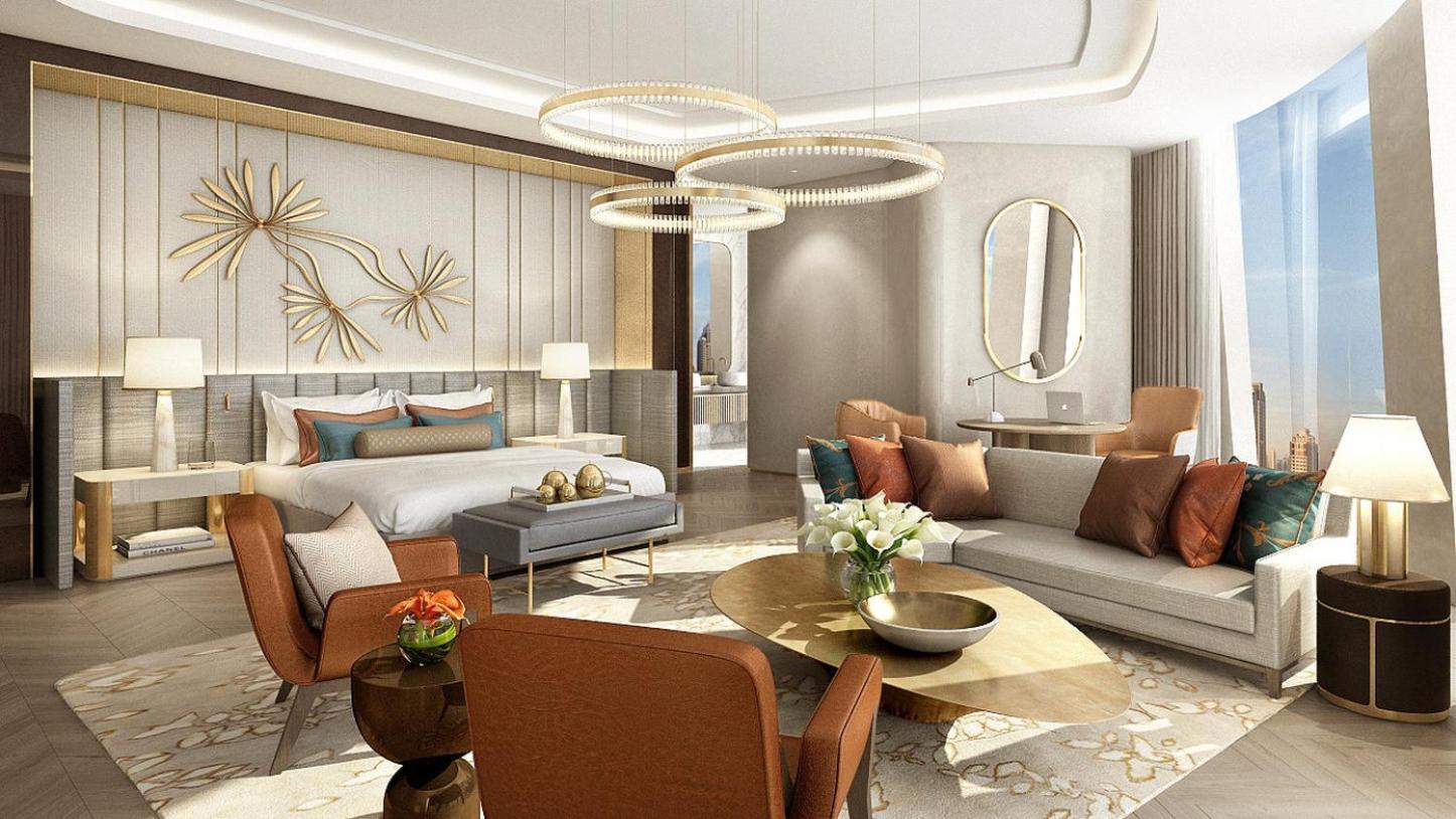 Mandarin Oriental Downtown, Dubai Hotell Exteriör bild
